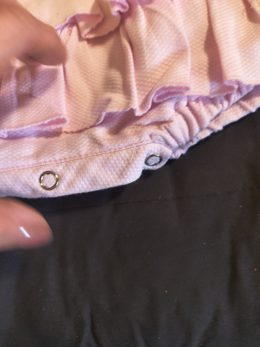 Pink Ruffle Baby Romper - Picture 5 of 6